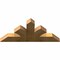Ekena Millwork Richland Rough Sawn Timber Gable Bracket, Western Red Cedar, 48"W x 22"H x 4"D x 6"F, 11/12 Pitch GBW048X22X0406RIC00RWR - alternate 4